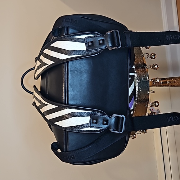 MCM x Tobias Rehberger Geometric Print Backpack - Picture 12 of 17